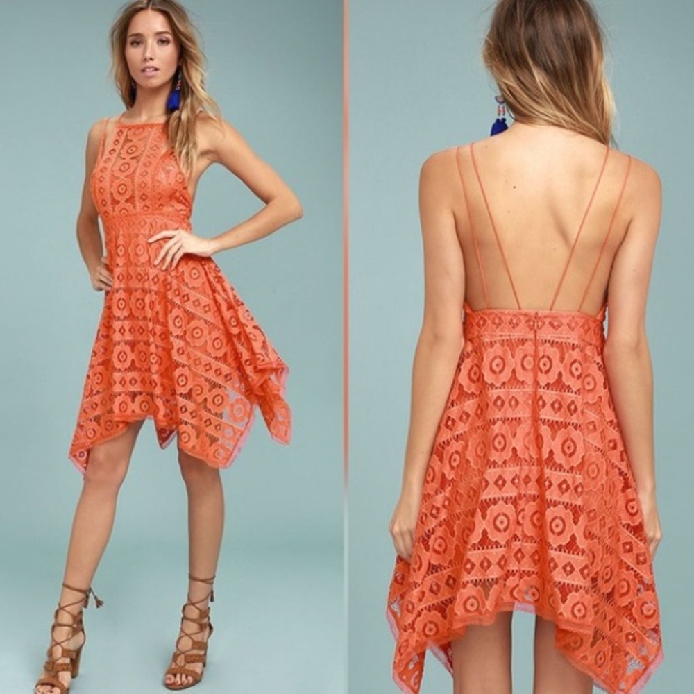 Free People Just Like Honey Fit and flare Dress 6